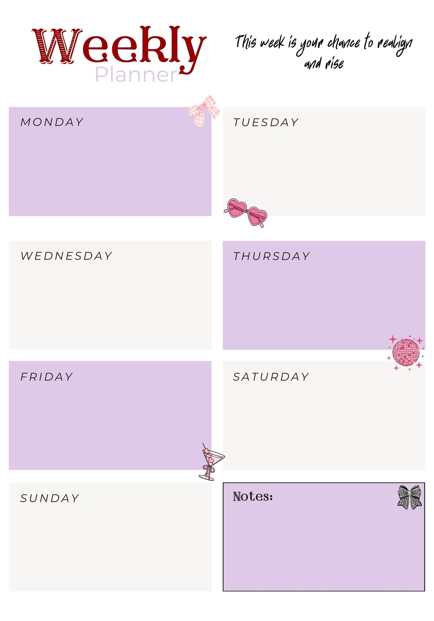 2026 Printable Planner, 500 pages