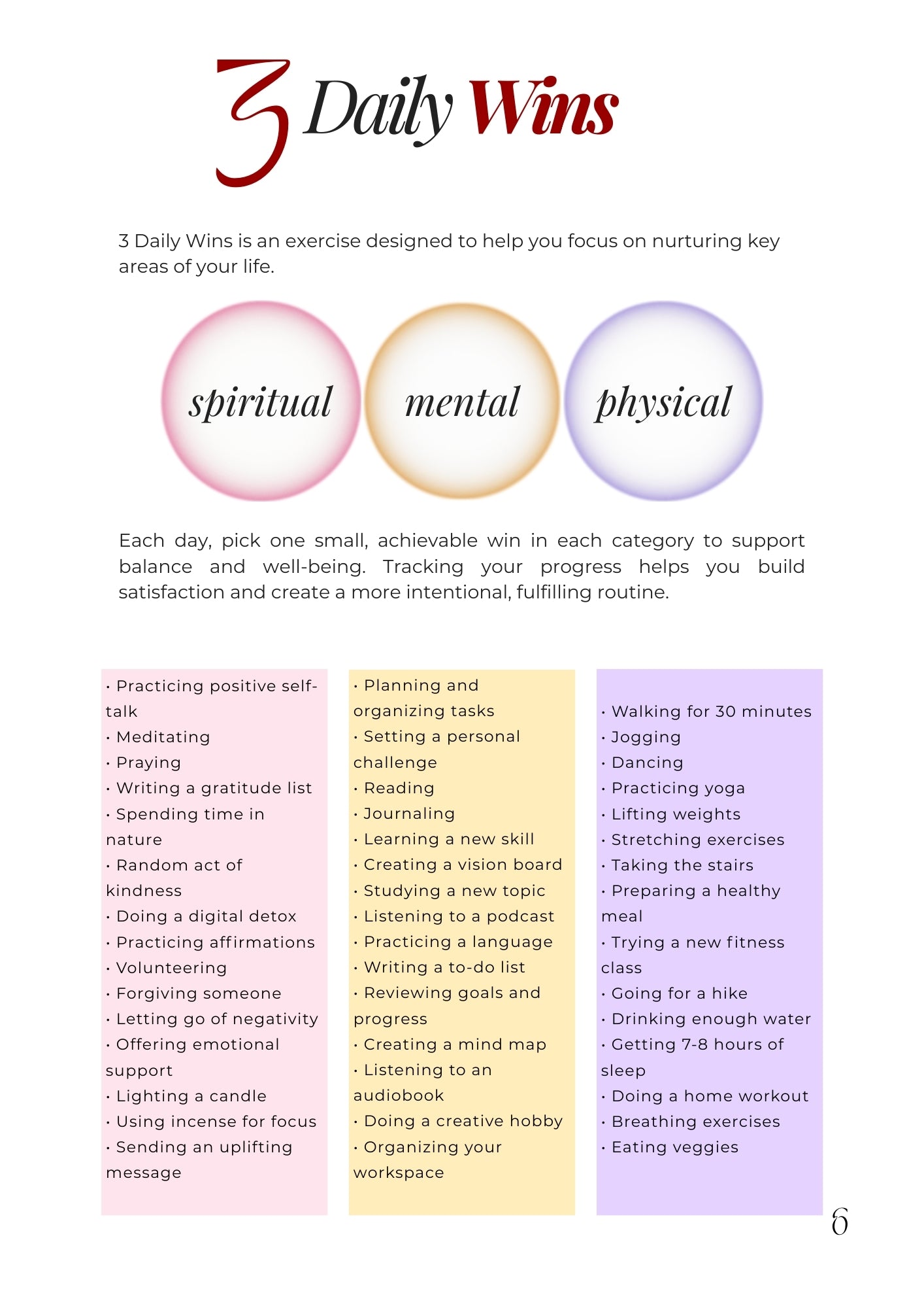 Dreamy Weekly Planner