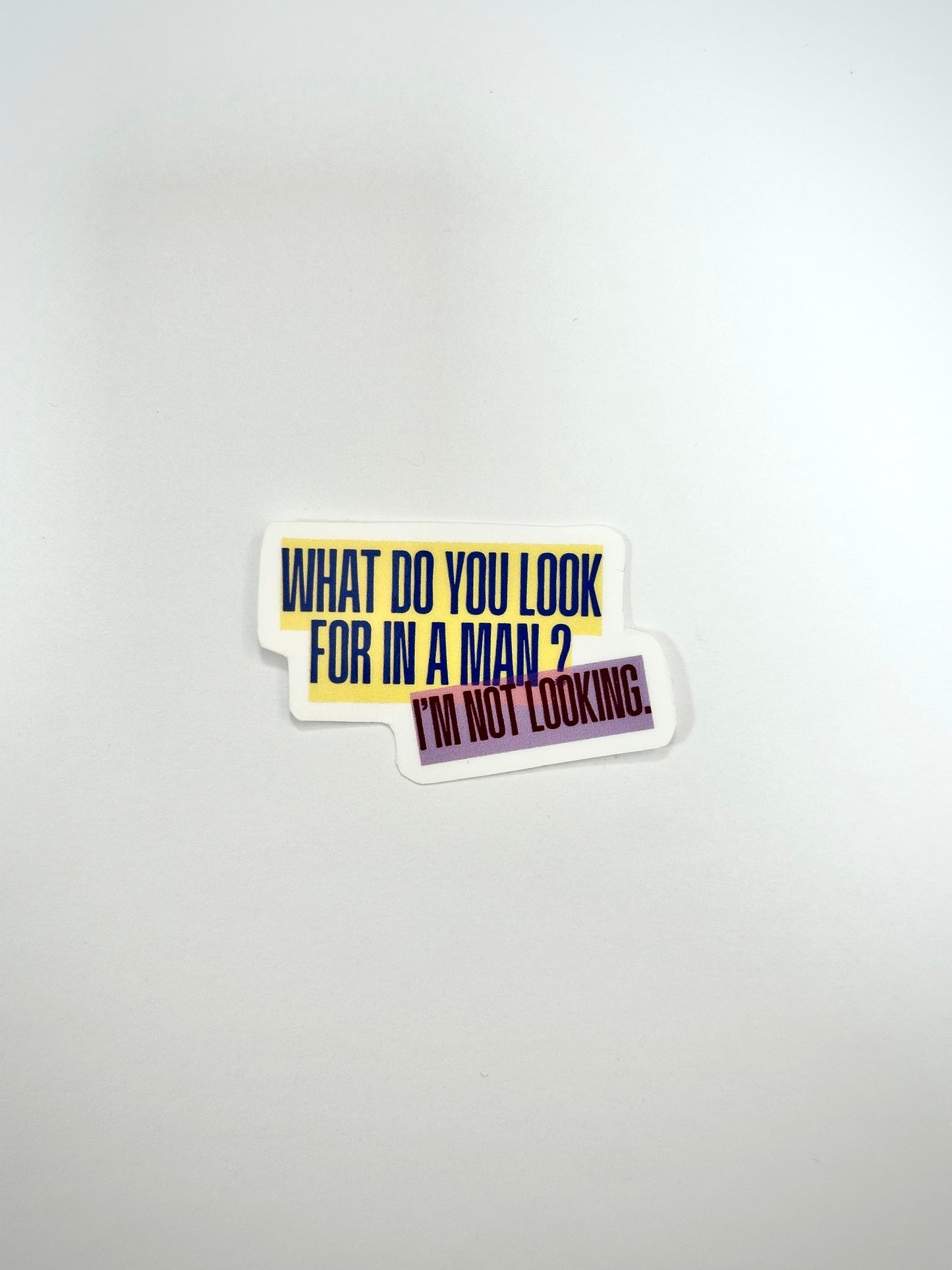What do you look for in a man ?