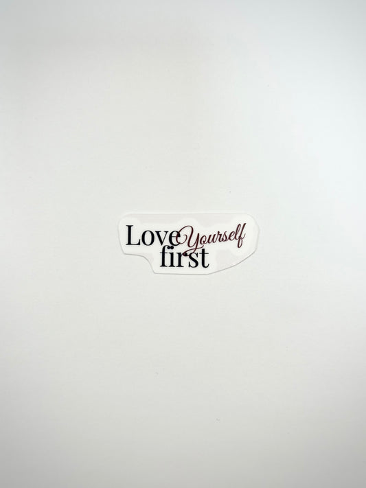 Love yourself first