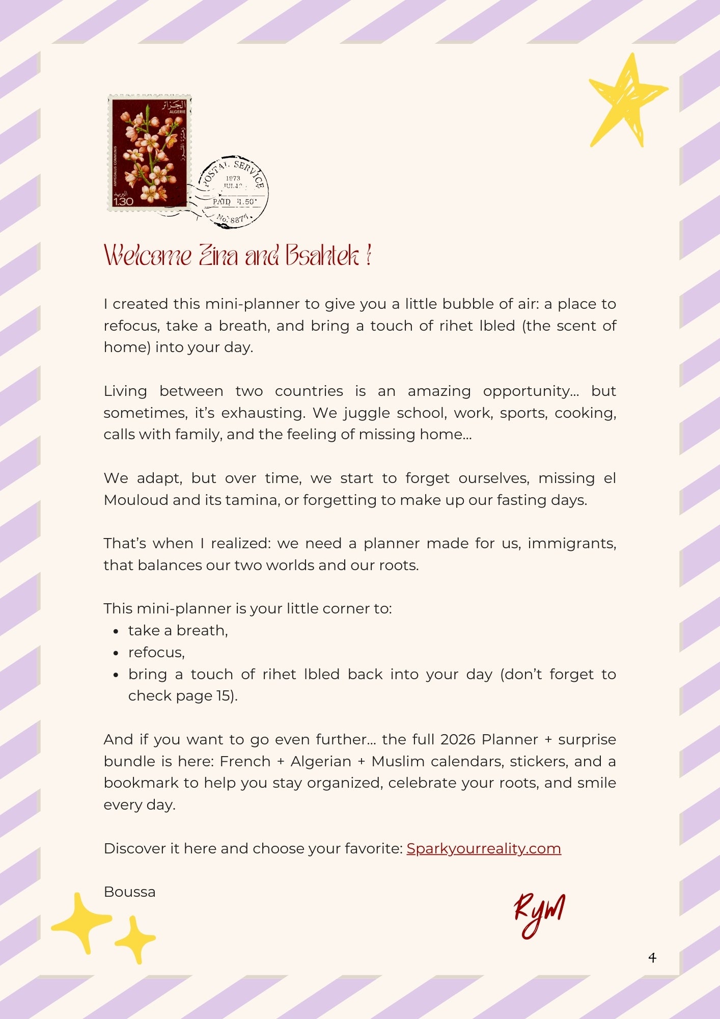 Dreamy Weekly Planner