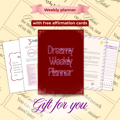 Dreamy Weekly Planner