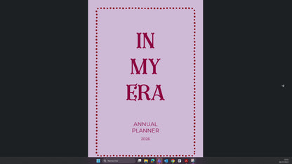 2026 Printable Planner, 500 pages